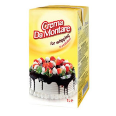 Вершки кондитерські Crema Da Montare, 1 л рослинні вершки для збивання