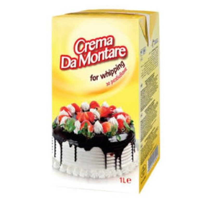 Вершки кондитерські Crema Da Montare, 1 л упаковка 12 шт.