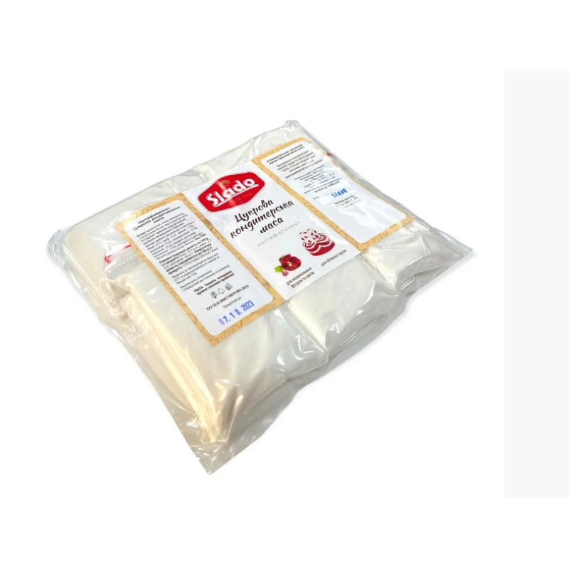 Цукрова мастика (100 г) біла ТМ Slado
