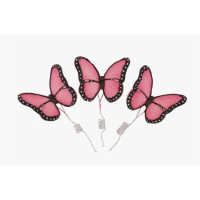 Метелики цукрові Преміум рожеві ТМ Добрик