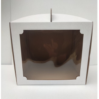 Коробка для торта з вікном, 250*250*250мм