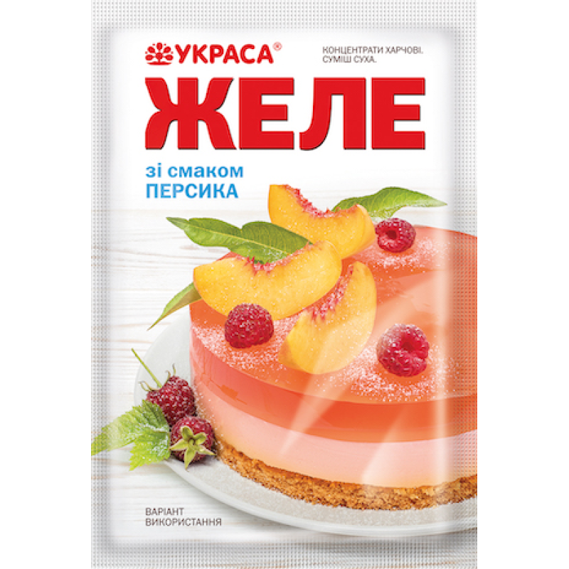 Желе ТМ Украса “Персик“ 90г