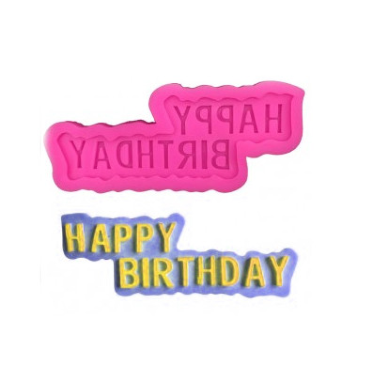 Силіконовий молд “Happy Birthday“