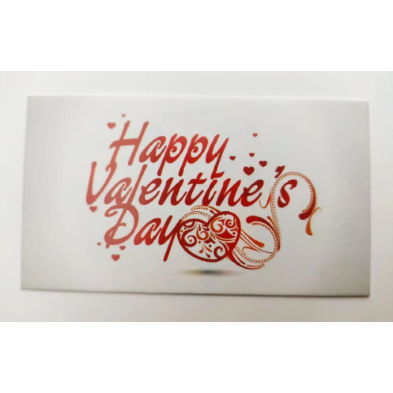 Бірка “Happy Valentine“s Day“  50*90 мм