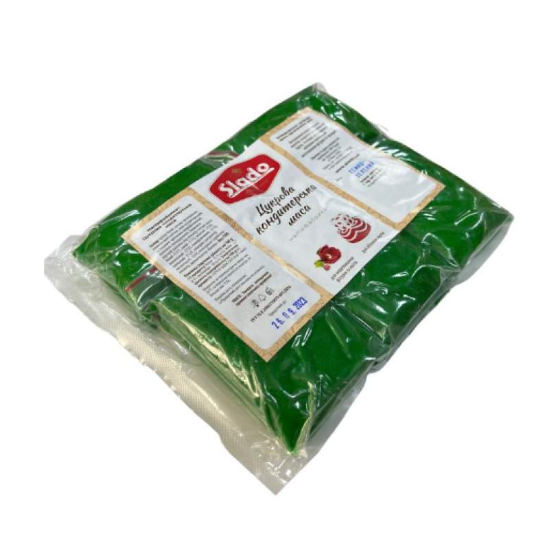 Мастика цукрова універсальна зелена ТМ Slado (100 г)