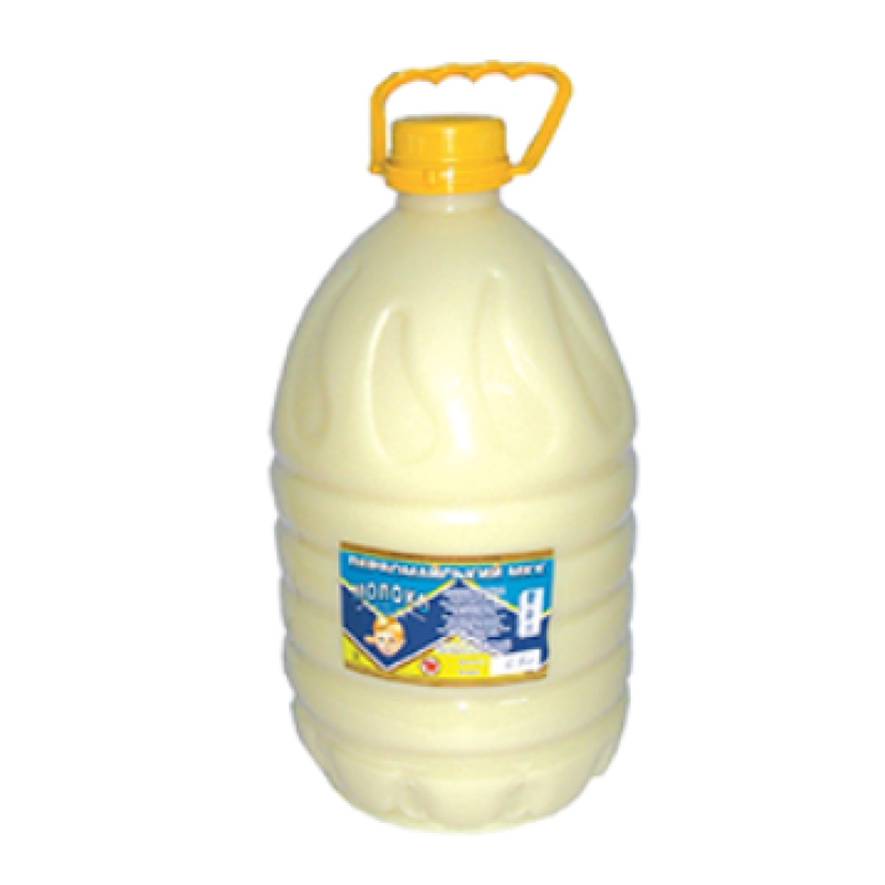 Молоко незбиране згущене з цукром (ГОСТ) ПЕТ пляшка 7.8 кг (ПМКК)