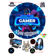 Картинка вафельна/цукрова Компьютер