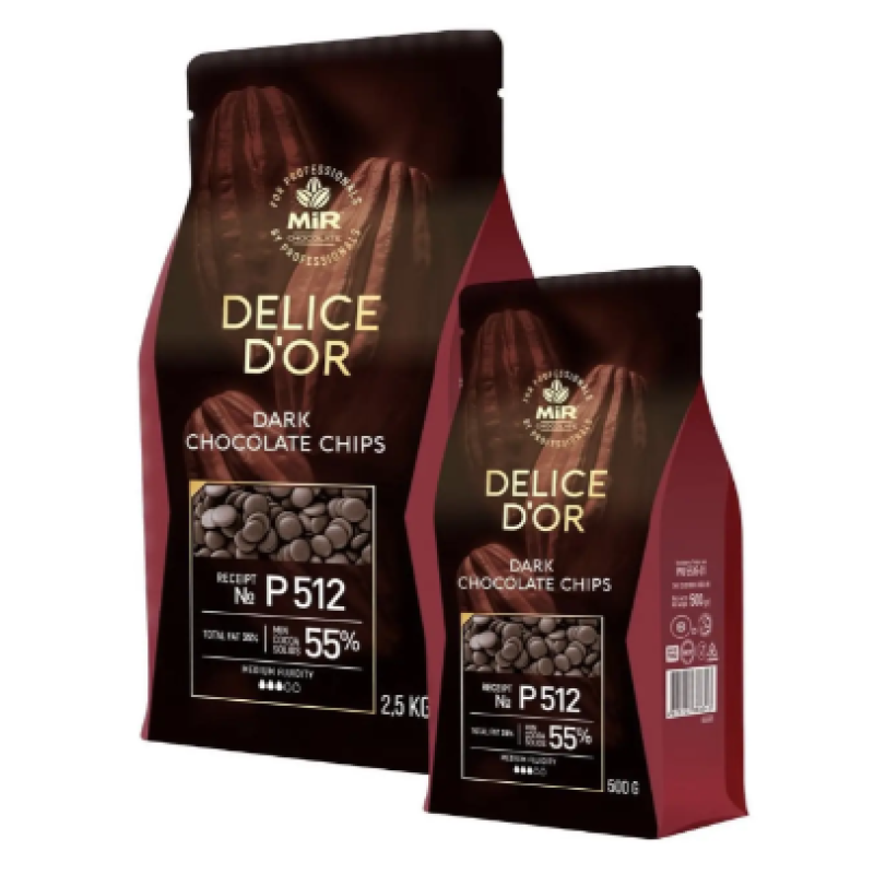 Шоколад темний 55% Delice D’or