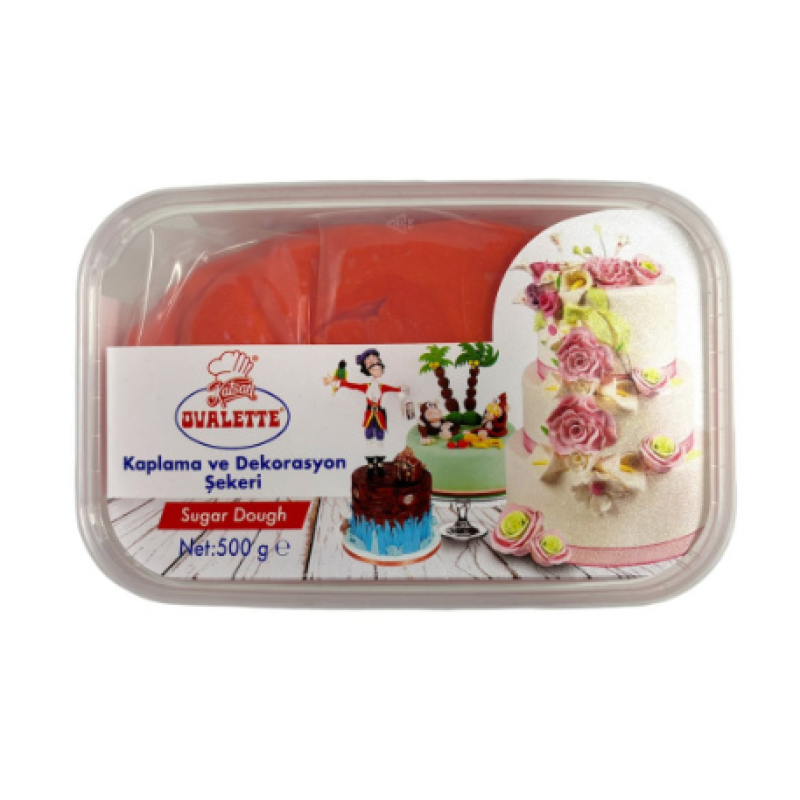 Мастика “Цукрова вуаль“ Помаранчева Ovalette (Турція) 0.5 кг