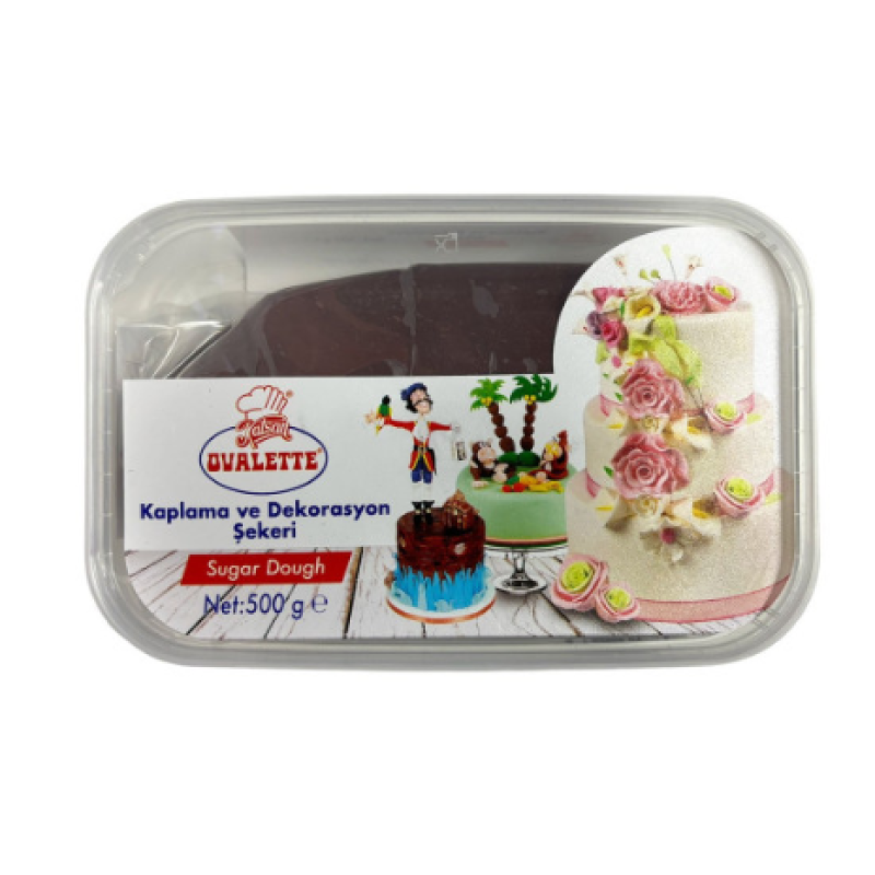 Мастика “Цукрова вуаль“ Коричнева Ovalette (Турція) 0.5 кг