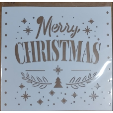 Трафарет для торта Merry Christmas