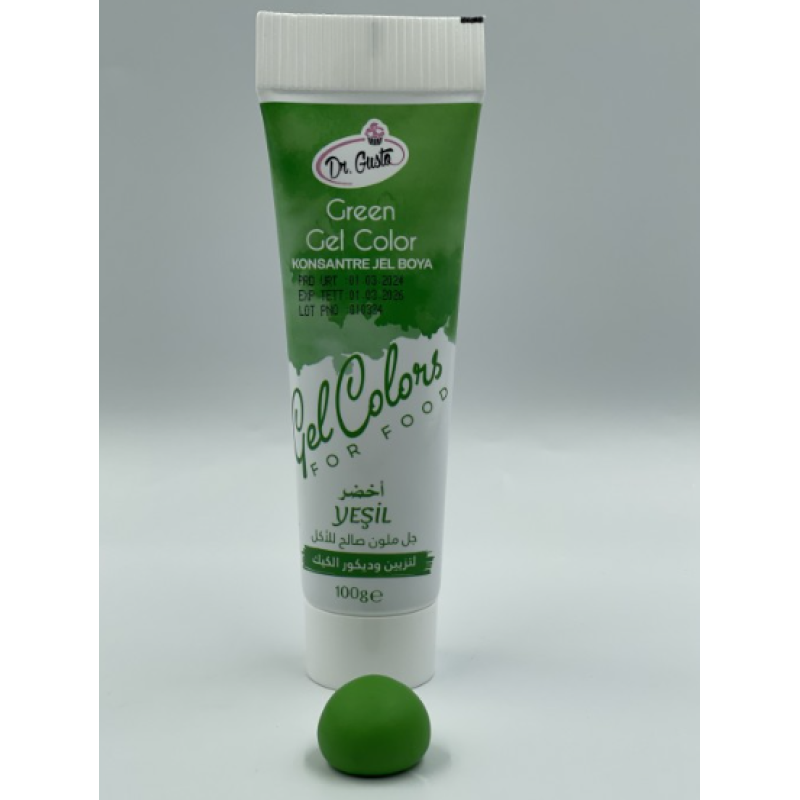 Барвник харчовий гелевий Зелений Dr.Gusto 100 г