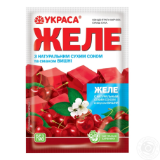 Желе ТМ Украса “Вишня“ 90 г