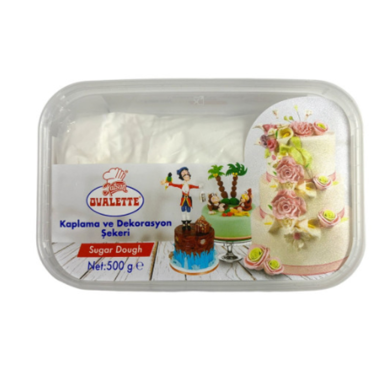 Мастика “Цукрова вуаль“ Біла Ovalette (Турція) 0.5 кг