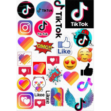 Картинка вафельна/цукрова Тік Ток