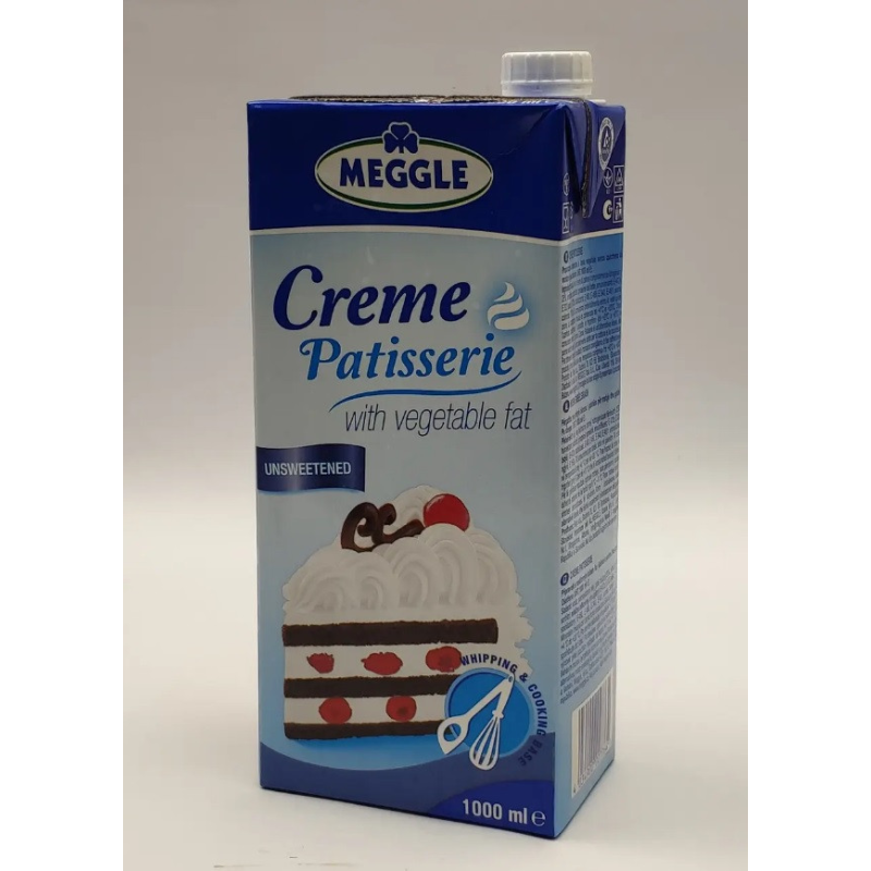 Рослинні вершки без цукру «Creme Patisserie» 25%, Meggle