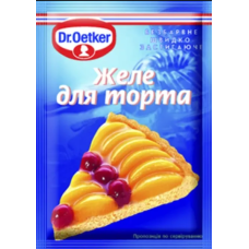 Желе для торта Dr. Oetker безбарвне, швидкозастигаюче, 12 г